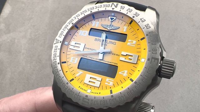 Breitling Emergency II E76325U2/I520 Breitling Watch Review