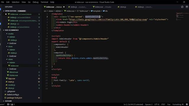 7-Let's Code - project 4 (Vue + Firebase) - Admin Header Nav (part-4) [Arabic] смотреть онлайн