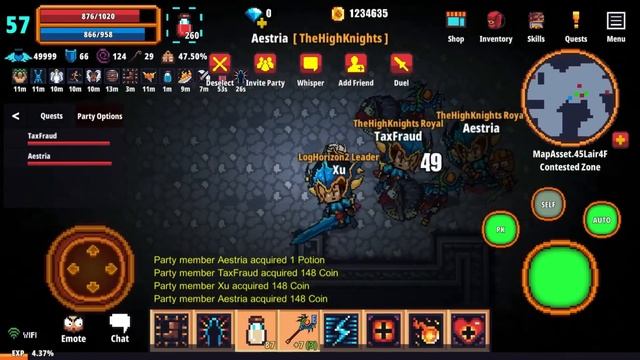 Pixel Knights online: Devil lair floors 1-4 guide + lair lord kill смотреть онлайн