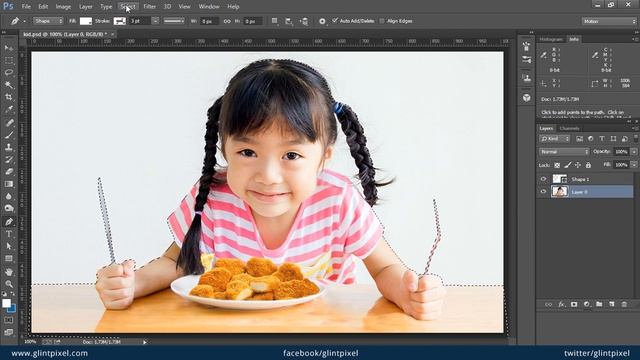 How to crop images using the Pen tool | Photoshop смотреть онлайн