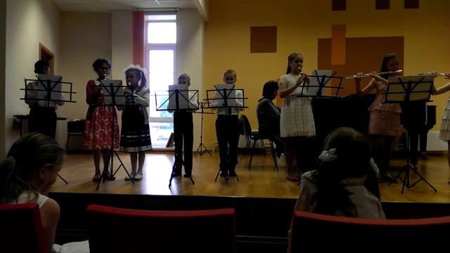Ансамбль флейтистов. Класс А.О. Плющевой. Троицкая ДШИ смотреть онлайн