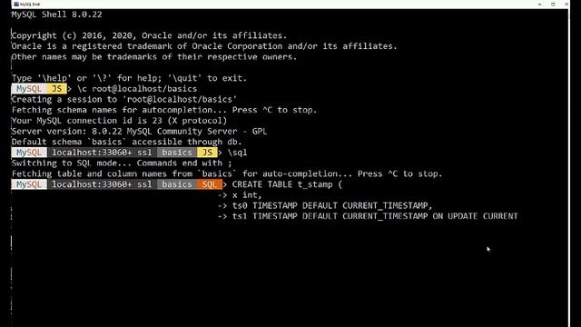 Dave's MySQL Basics - Episode 7 - How to get an automatic date or time stamp смотреть онлайн