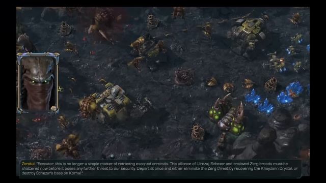 Starcraft 2 Custom Campaign - Enslavers II Dark Vengeance "All Cutscenes" смотреть онлайн