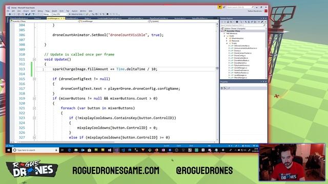 Rogue Drones - alpha playtest / dev stream - 1st May 2019 смотреть онлайн