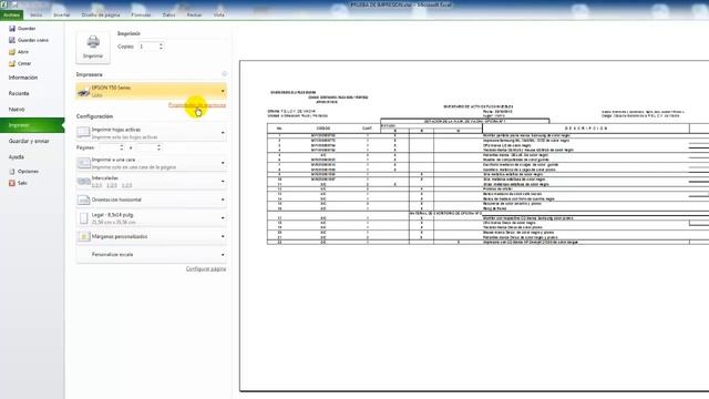 IMPRIMIR DOCUMENTOS OFICIO 2 EN EXCEL CON EPSON T 50 смотреть онлайн