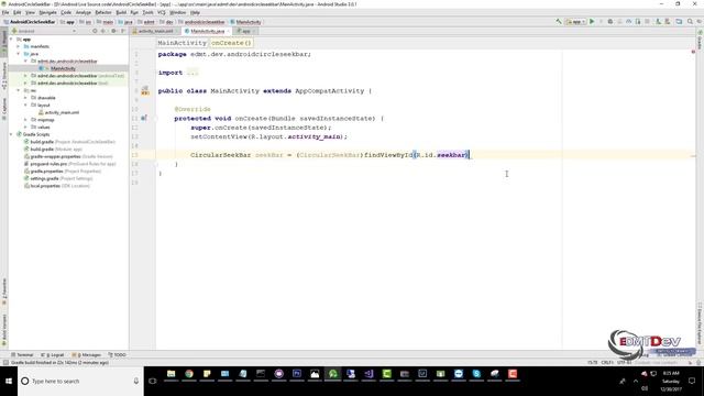 Android Development Tutorial - Circle Seek Bar смотреть онлайн