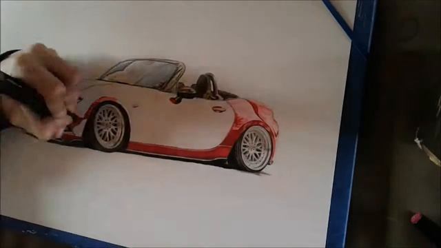Mazda Mx5 Miata On Jrwheels Jr10 Drawing