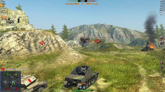 Marder II • 4 frags • 1.8k dmg • WoT Blitz смотреть онлайн