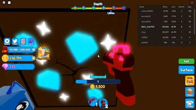 Playing Mining Sim (Grinding) смотреть онлайн