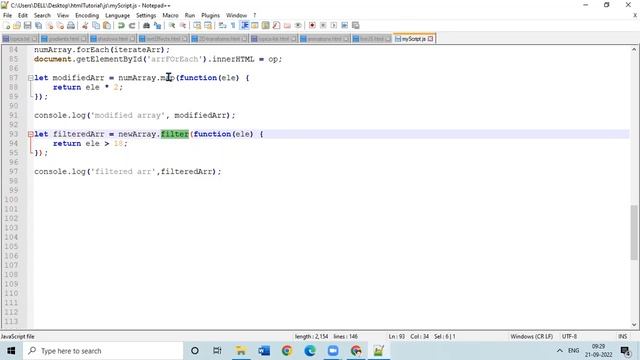 Javascript array intertation forEach, map, reduce, filter, different ways to create an object смотреть онлайн