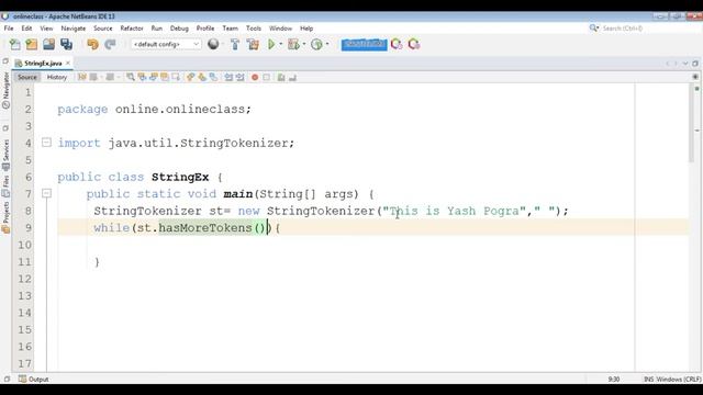 StringTokenizer Class in Java | Why do we use StringTokenizer in Java смотреть онлайн