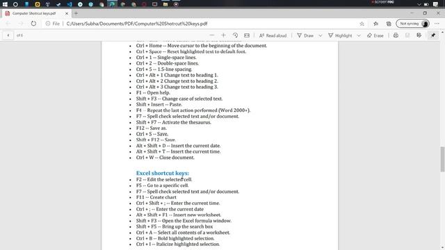 Computer Shortcut Keys Everyone Should know | Word, Excel, Outlook, Windows shortcuts смотреть онлайн