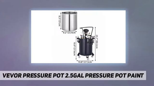 VEVOR Pressure Pot 2.5Gal Pressure Pot Paint AZ Review смотреть онлайн