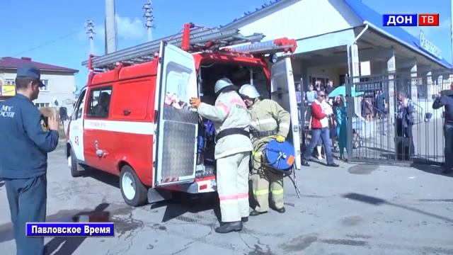 Учения Павловской РБ на автостанции. г. Павловск Воронежской обл. смотреть онлайн