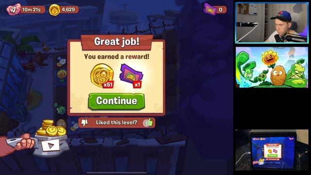 Прохождение Plants vs Zombies 3 - Begonia Boulevard Level 141-145 (iOS, Android 2024) смотреть онлайн