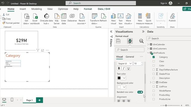 05- Power BI Tutorial : How to add comments to measures смотреть онлайн