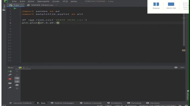 Python mini project || How to Plot snake head in Matplotlib || pandas | CSV file смотреть онлайн