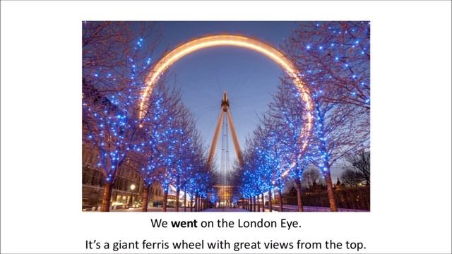 Holiday to London. Simple Past.mp4 смотреть онлайн
