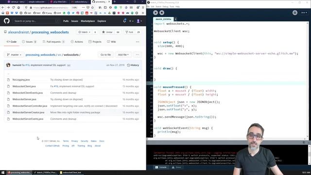 6.1 How to Use WebSocket Communication in Processing - Fun with WebSockets! смотреть онлайн