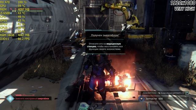 The Surge - RX 470 | Test / Gameplay - Very High -1080p смотреть онлайн