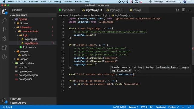 Cypress Cucumber Tutorial #9 - Parameterized Steps смотреть онлайн