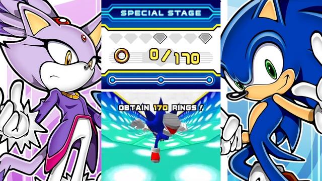 Sonic Rush (DS) Part 1: Sonic's Story Complete, All Chaos Emeralds смотреть онлайн