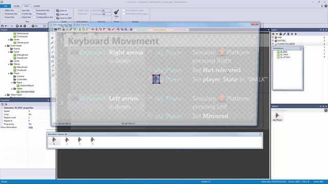 Construct 2: Fighting Game Lecture #10 Keyboard Event смотреть онлайн