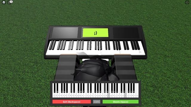 Playing Megalovania on a Roblox piano! смотреть онлайн