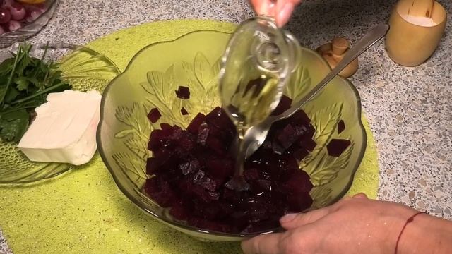 Салат из свеклы с брынзой смотреть онлайн
