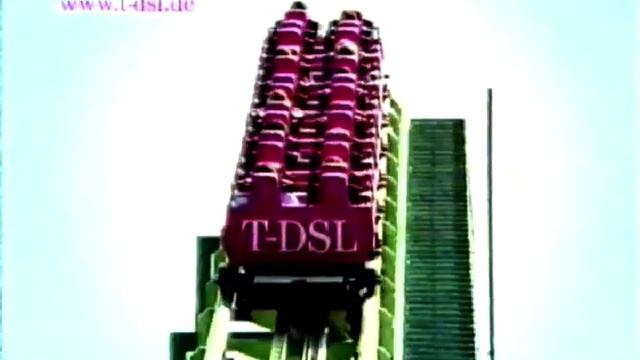 T DSL Achterbahn mit Klaus Berendt, Cosma Shiva Hagen, Günther Jauch, Michael Steinbrecher TV Werbu смотреть онлайн