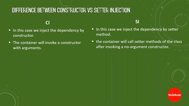 Welcome to NoteKode|Constructor Vs Setter Injection| Spring Tutorial|java Spring |Spring Framework смотреть онлайн