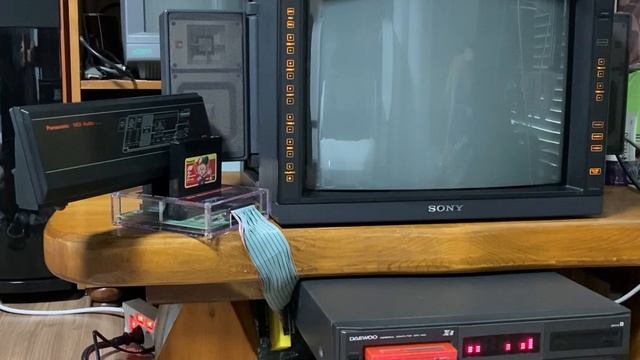 DAEWOO MSX2 X-II (CPC-400), Playing Ashguine 2 Demo Using MSX-Audio And MSX-Music