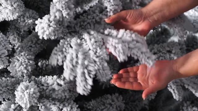 Искусственная ель заснеженная "Альпийская" смотреть онлайн