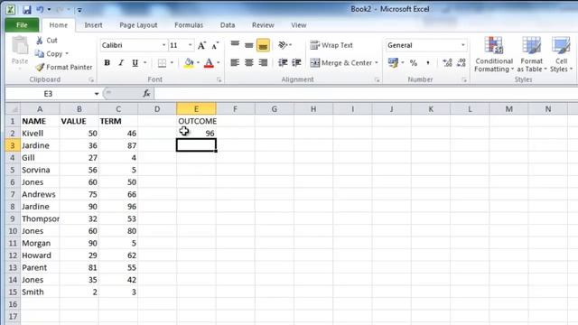 How to Make Excel 2010 formulas for columns смотреть онлайн