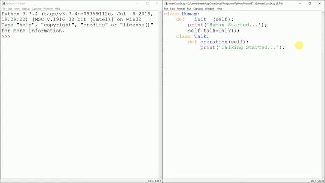 #24 Getting Start With Python | Inner Classes in Python | Nested Classes in Python смотреть онлайн