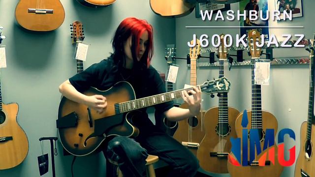 Washburn J600K Jazz Guitar смотреть онлайн