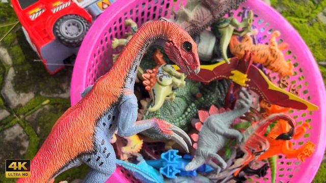 4K| Hunting Found Jurassic World Evolution 2, T-Rex Raptor Mosasaurus Therizinosaurus Dilophosaurus