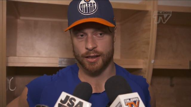 POST-GAME RAW | Adam Larsson 11.17.18 смотреть онлайн