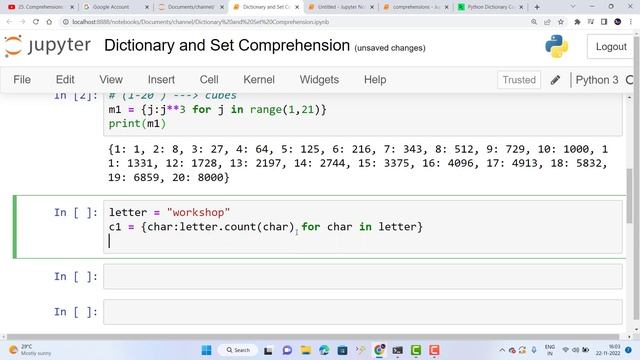 Day29 || Dictionary and Set comprehensions in python in Telugu || Telugu Tech Life || смотреть онлайн