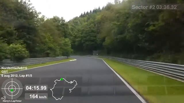 Megane RS 8.26.9 BTG Nürburgring 2012-08-06 смотреть онлайн
