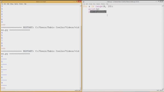 Python 3 - For - Iterando por intervalos numéricos ( range com 1, 2 e 3 argumentos) смотреть онлайн