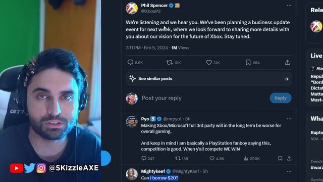 The WORST News Just Dropped... Xbox Shut DOWN ? (Xbox Activision, Starfield PS5, COD Warzone, Memes смотреть онлайн