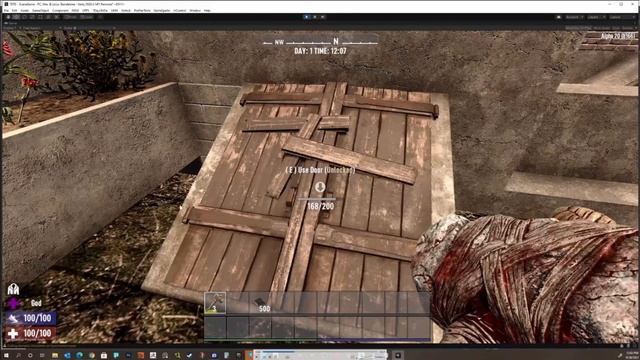 Alpha 20 - FINALLY! We get DOUBLE DOORS! 7 Days To Die @Vedui42 смотреть онлайн