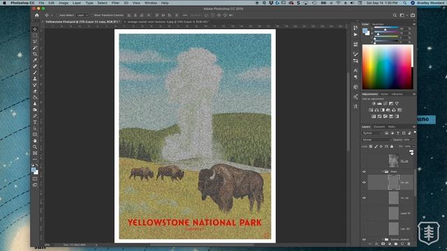RETRO Print Effect - PHOTOSHOP TIPS смотреть онлайн