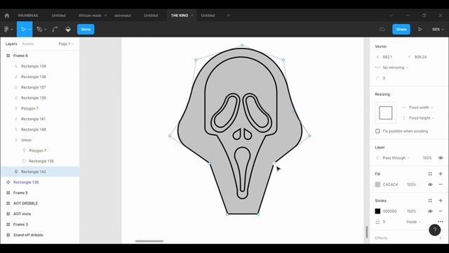 Figma Tutorial: How to Create a Scream Character Illustration Using Figma смотреть онлайн