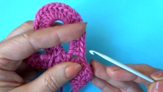 Crochet pattern Коса узор вязания крючком 40 смотреть онлайн