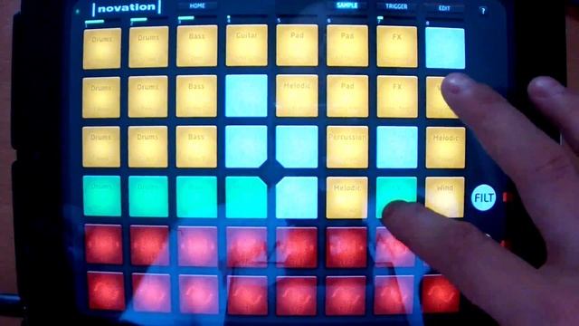 Launchpad App Live Drum'n'Bass 174 BPM (dnb, d'n'b, drum and bass) смотреть онлайн