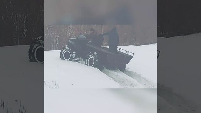 вездеход КОСАЧ, пробный выезд смотреть онлайн