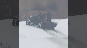 вездеход КОСАЧ, пробный выезд