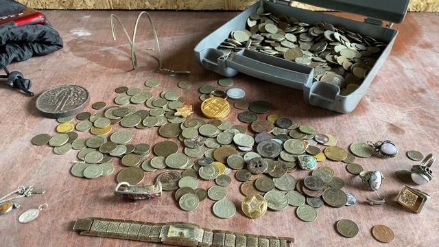 Мои монеты за 5 лет найдены с металлоискателем смотреть онлайн